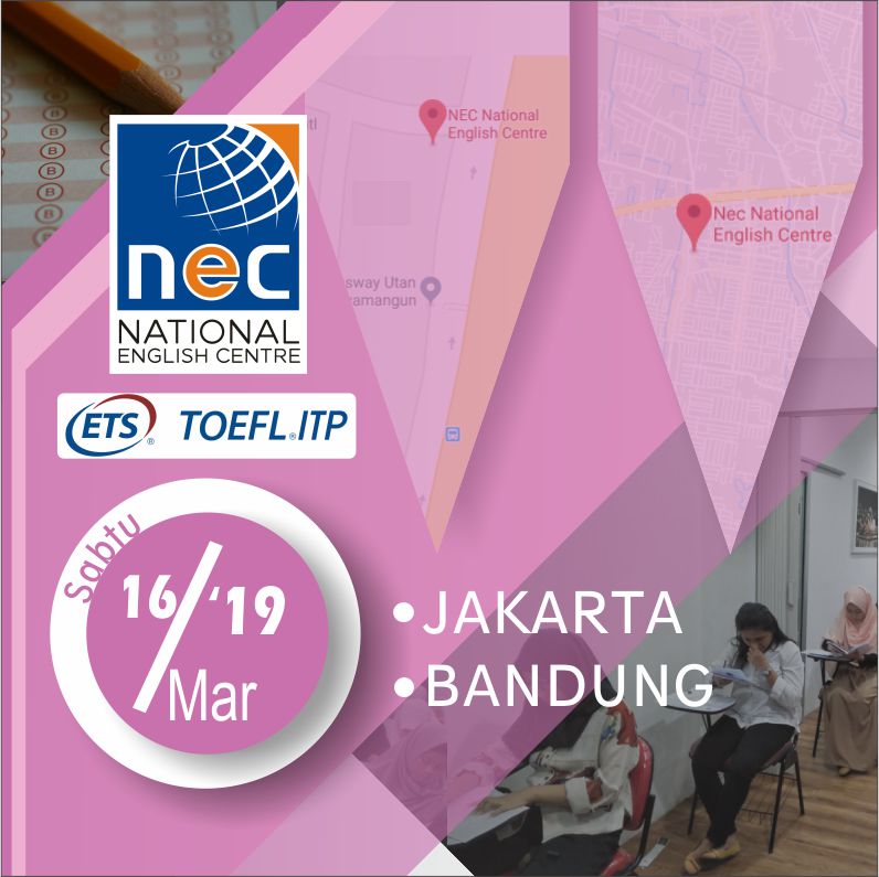 Read more about the article TOEFL ITP Maret 2019