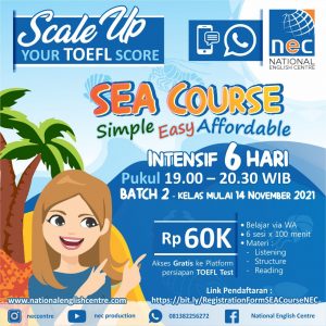 Read more about the article Kelas TOEFL SEA Course