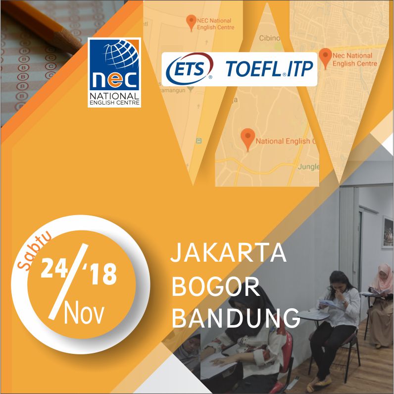 You are currently viewing Jadwal TOEFL ITP November 2018