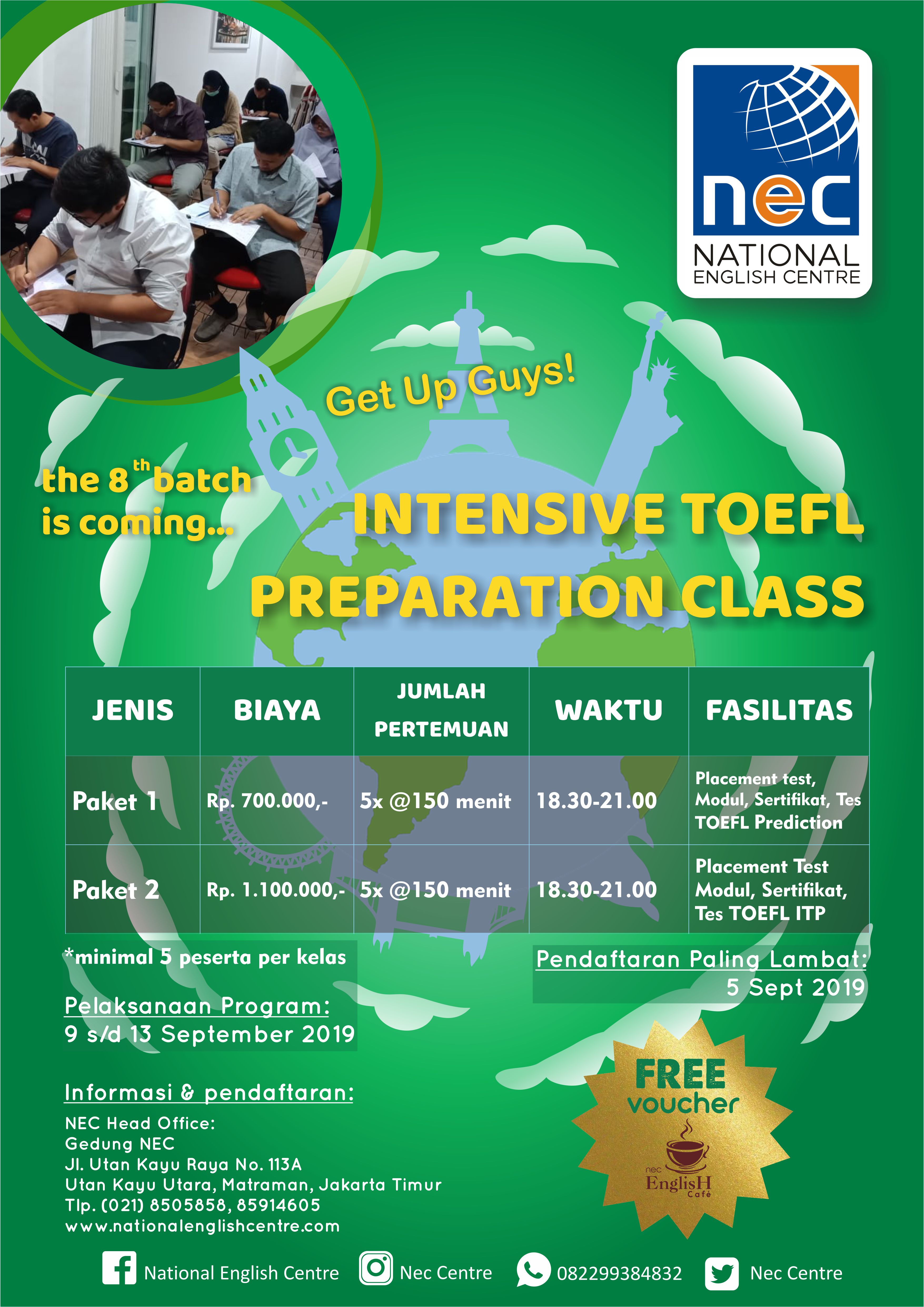 You are currently viewing Kursus Persiapan TOEFL Bulan September 2019